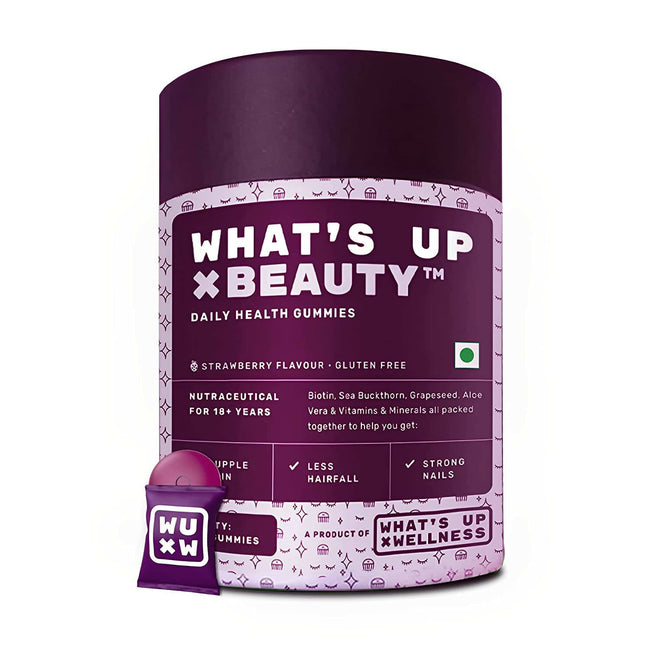 What’s Up Wellness Beauty Skin & Hair Gummies Hover Image