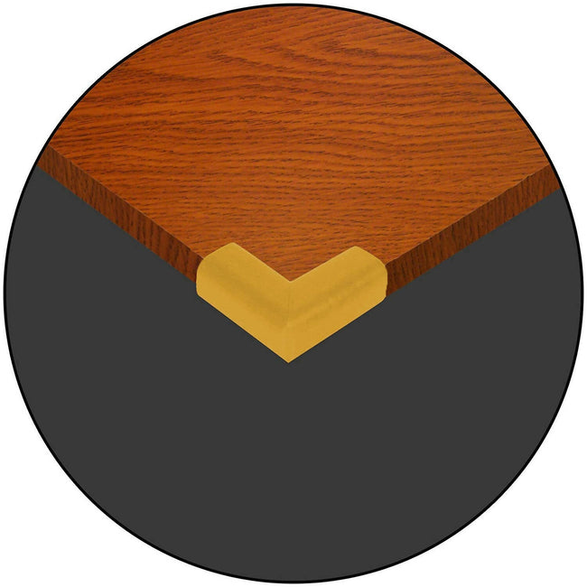 Safe-O-Kid Set of 12 Corner L Shaped Corner Guards for Kids safety- Yellow-Small Hover Image