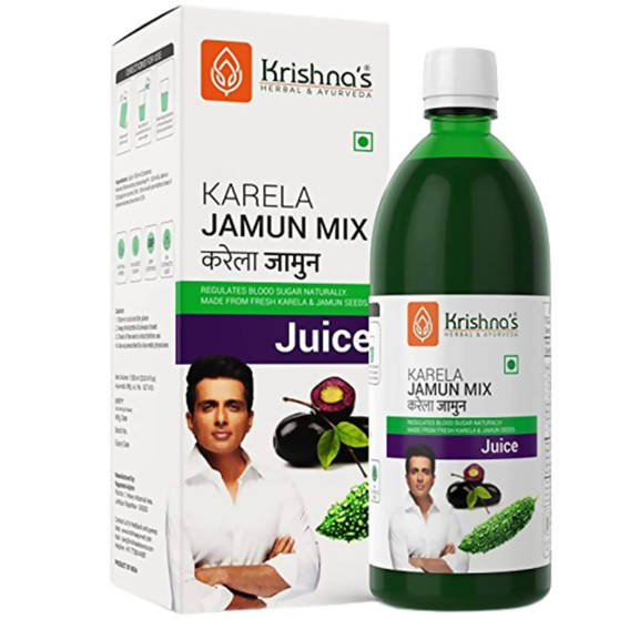 Krishna's Herbal & Ayurveda Karela Jamun Mix Juice Hover Image