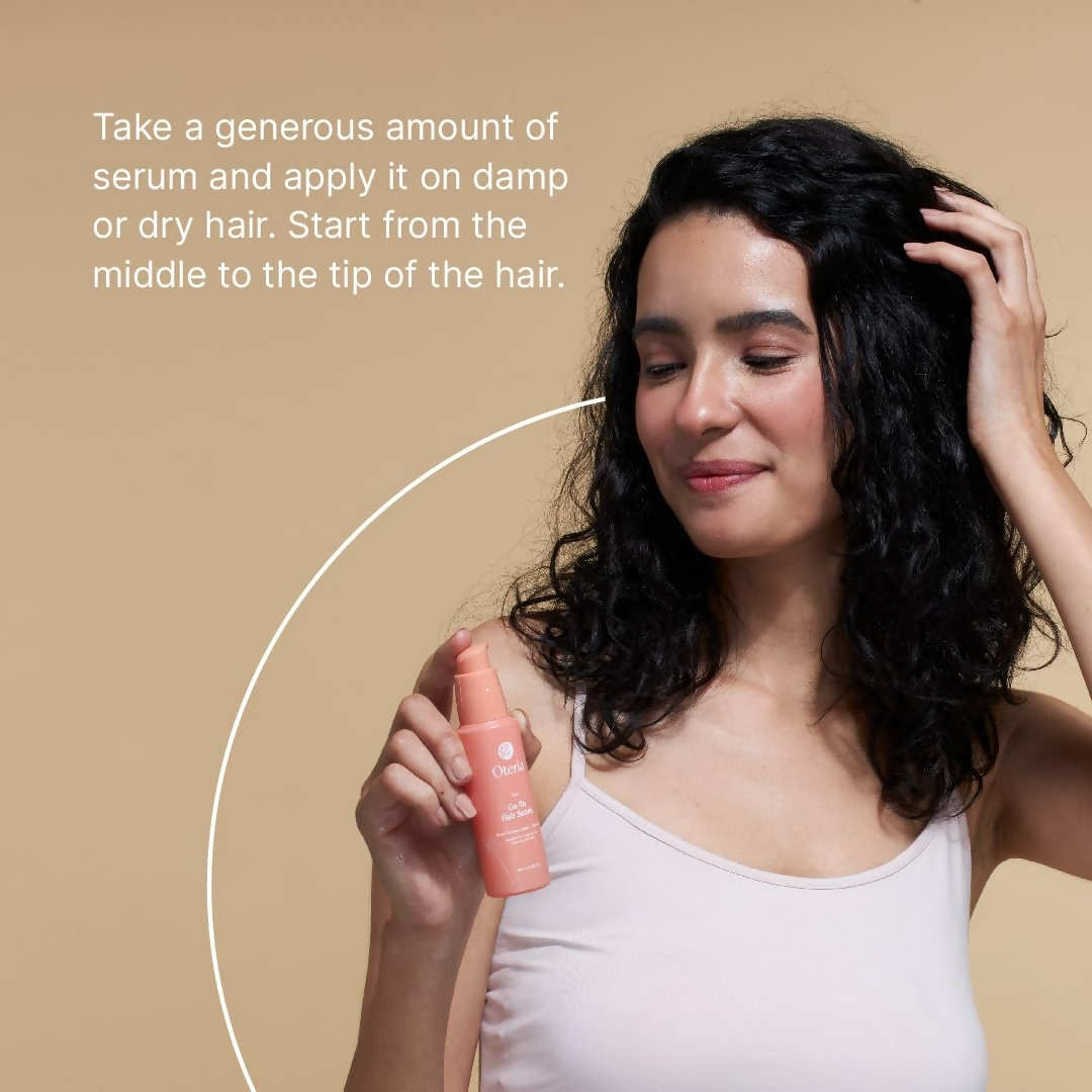 Oteria Go-To Hair Serum Premium Anti Frizz Hair Serum - Enriched with B-Vitamins & Niacinamide