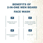Glamveda 2 In 1 Beard Face Wash