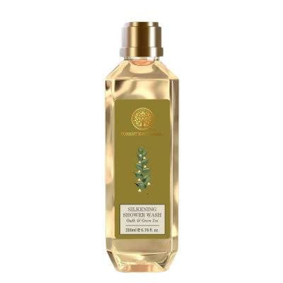 Forest Essentials Travel Size Silkening Shower Wash Oudh & Green Tea