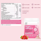 Wellbeing Nutrition Beauty Korean Marine Collagen Peptides - Strawberry & Watermelon