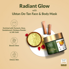 Lotus Botanicals Ubtan De-Tan Radiance Face & Body Mask