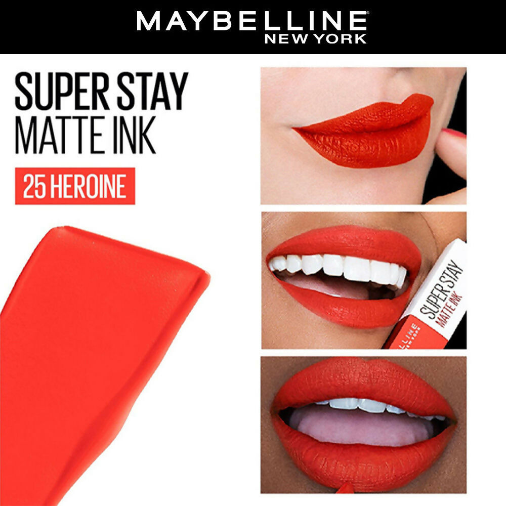 Maybelline New York Super Stay Matte Ink Liquid Lipstick - 25 Heroine