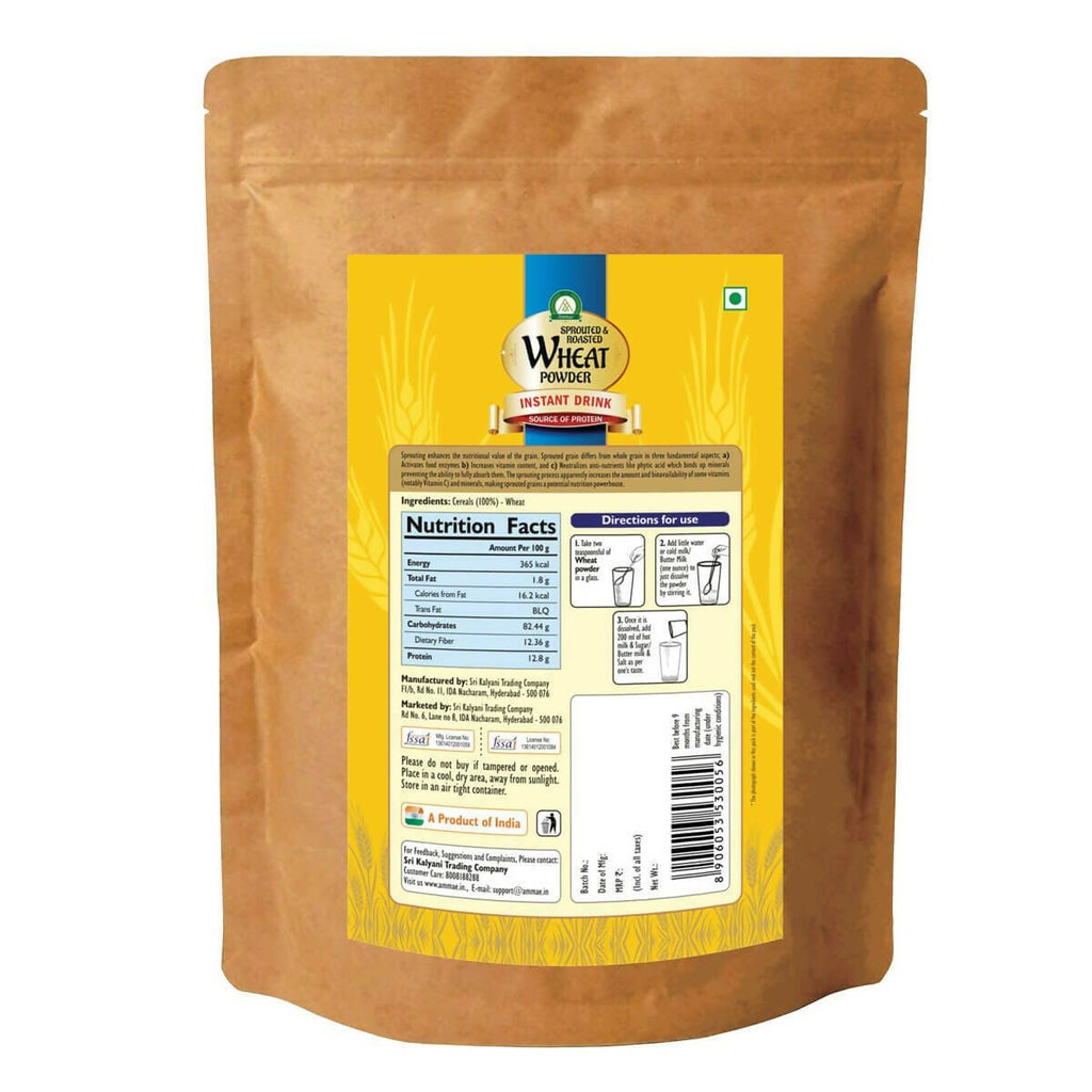 Ammae Sprouted and Roasted Wheat Powder Instant Mix