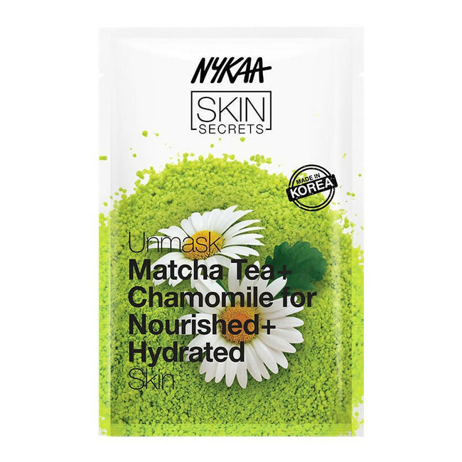 Nykaa Skin Secrets Exotic Indulgence Matcha Tea+Chamomile Sheet Mask For Nourished & Hydrated Skin Hover Image
