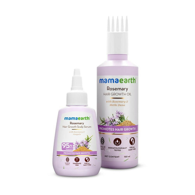 Mamaearth Rosemary Hair Growth & Nourishment Combo Hover Image