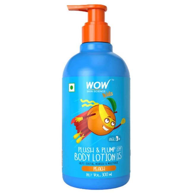 Wow Skin Science Kids Plush & Plump Body Lotion - Peach Hover Image
