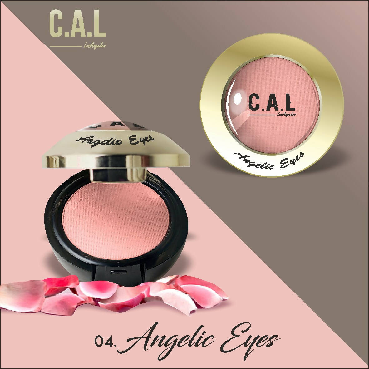 CAL Los Angeles Angelic Eye Shadow (Single Eyes) 04-Pink