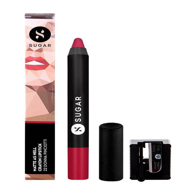Sugar Matte As Hell Crayon Lipstick - Donna Pinciotti (Magenta Pink) Main Image