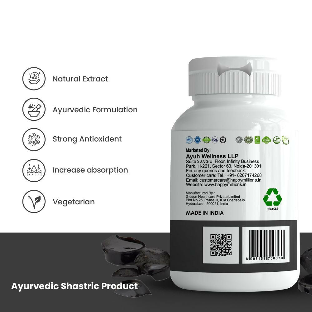 HappyMillions SJ Capsules ?Herbal Wellness Supplement for Vitality