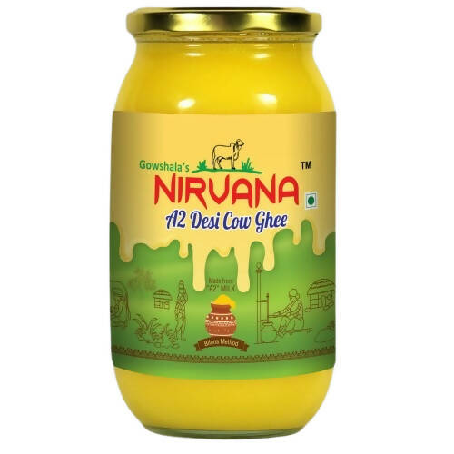Gowshala's Nirvana A2 Desi Cow Ghee | Made From A2 Desi Cow's Milk | Premium Desi Ghee Hover Image