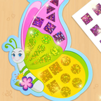 Imagimake Mirror Mosaic Butterfly & Peacock Mess Free DIY Mosaic Craft Kit 450+ Foil Sticker Travel Toys for Girls Birthday Gift for Girls Ages 3,4,5,6,7,8, Peach