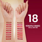 Swiss Beauty Stay On Matte Liquid Lipstick - 10 Earthy Brown