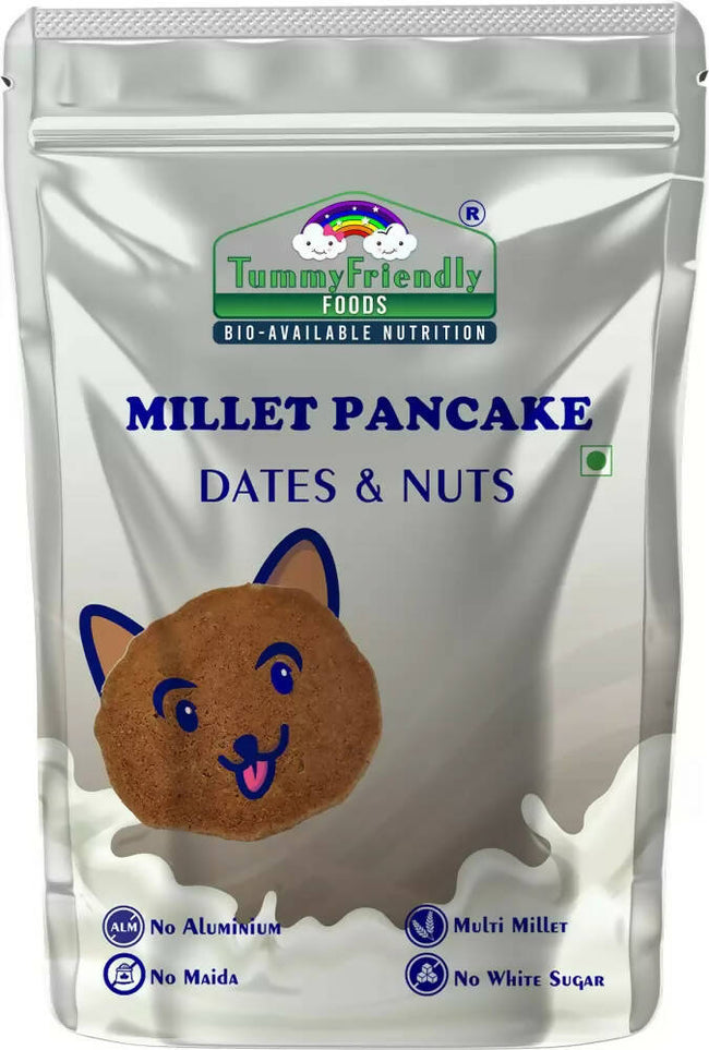 TummyFriendly Foods Aluminium-Free Millet Pancake Mix with Dates and Nuts Hover Image