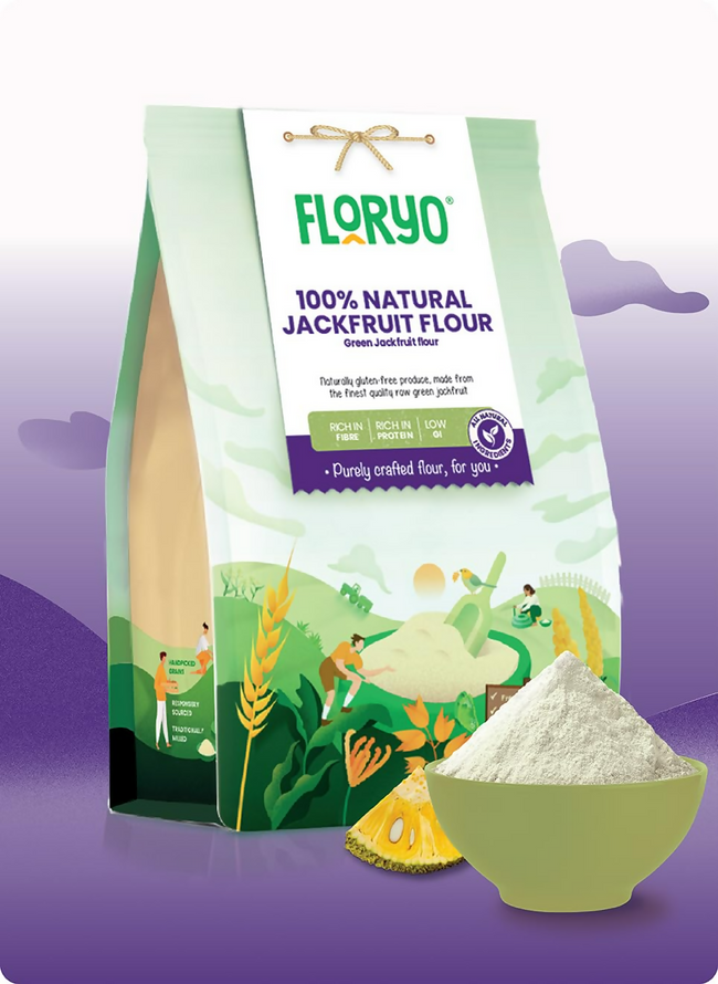 Floryo 100% Natural Jackfruit Flour Hover Image