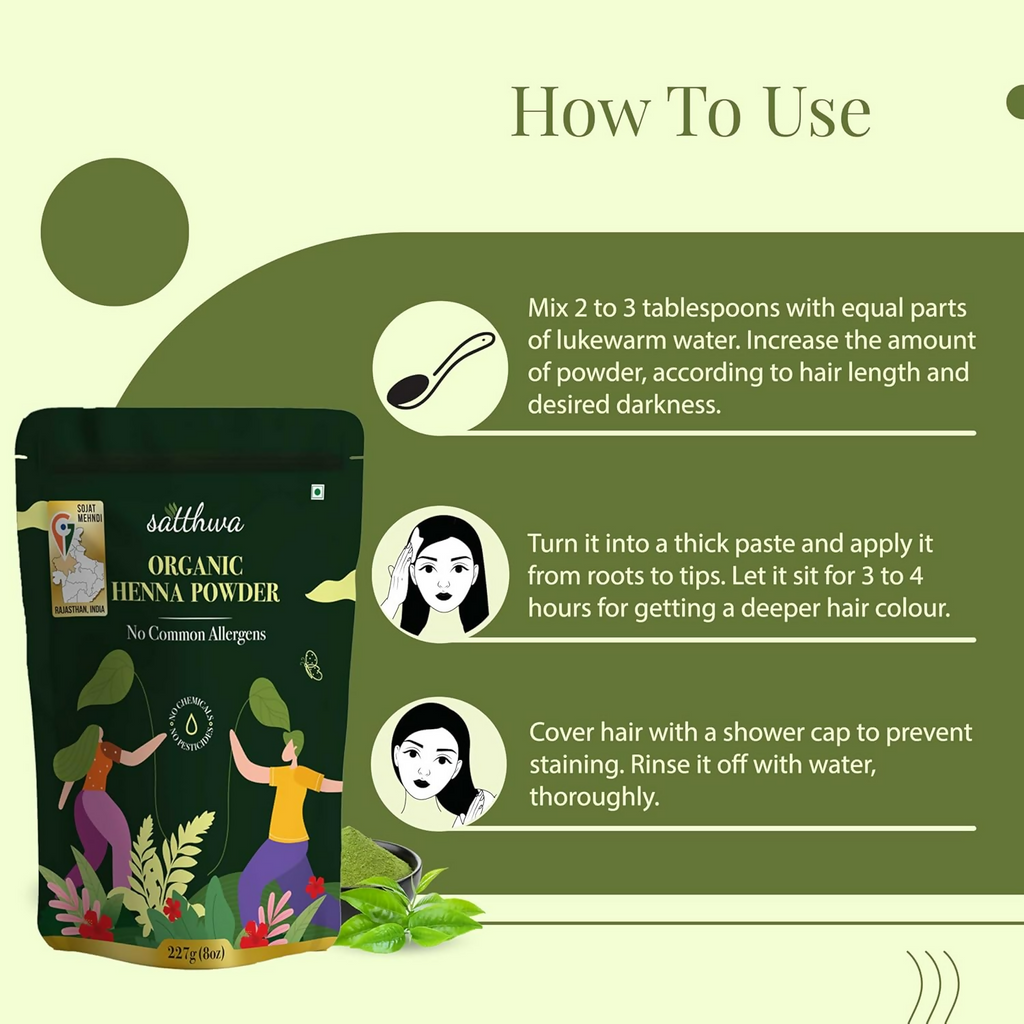 Satthwa Organic Henna Powder
