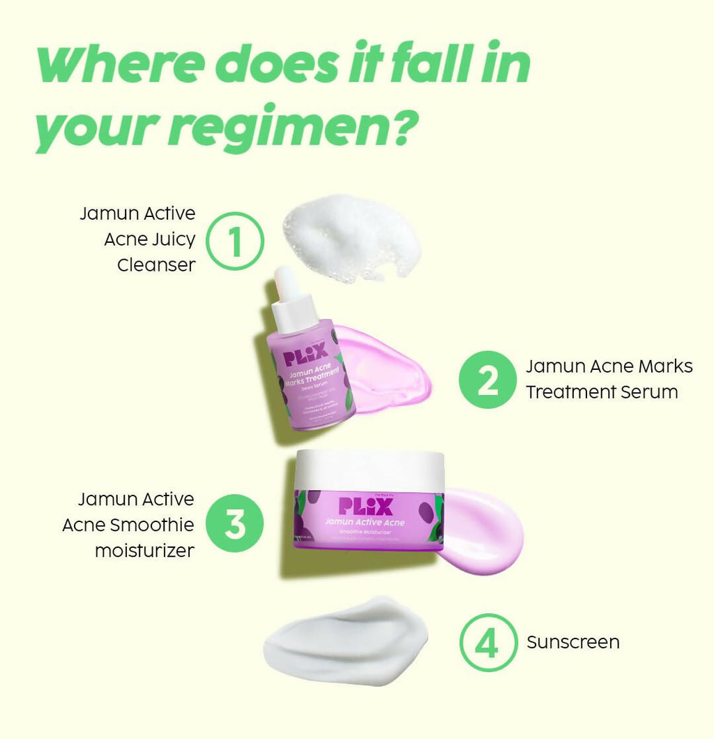 PLIX The Plant Fix Niacinamide Jamun Moisturizer and Serum Combo