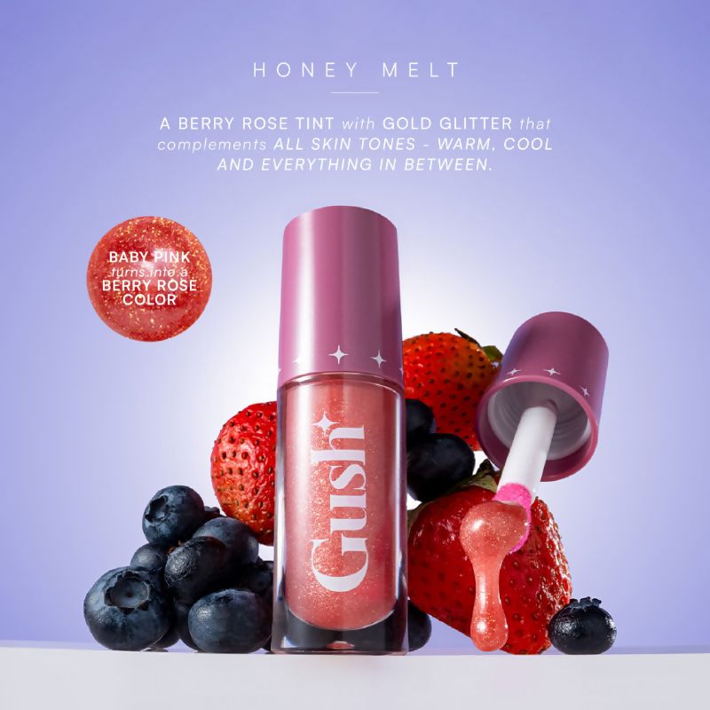 Gush Beauty H-Inched Transformative Glossy Lip Tint - Honey Melt
