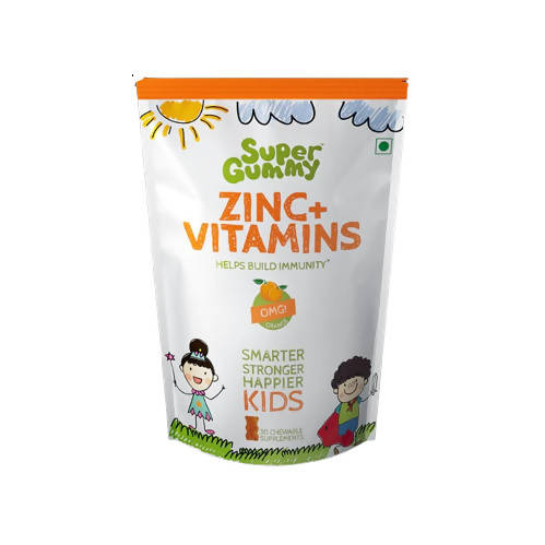 Super Gummy Zinc + Vitamins Gummies for Kids (Orange Flavor) Hover Image