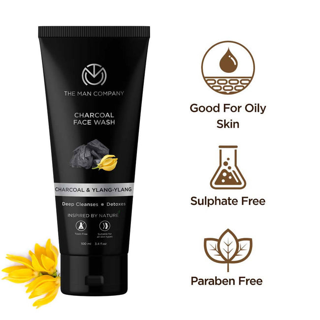 The Man Company Charcoal Face Wash Main Image