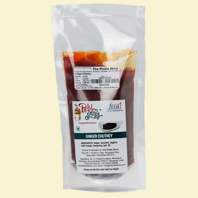 The Pickle Story Ginger Chutney Main Image
