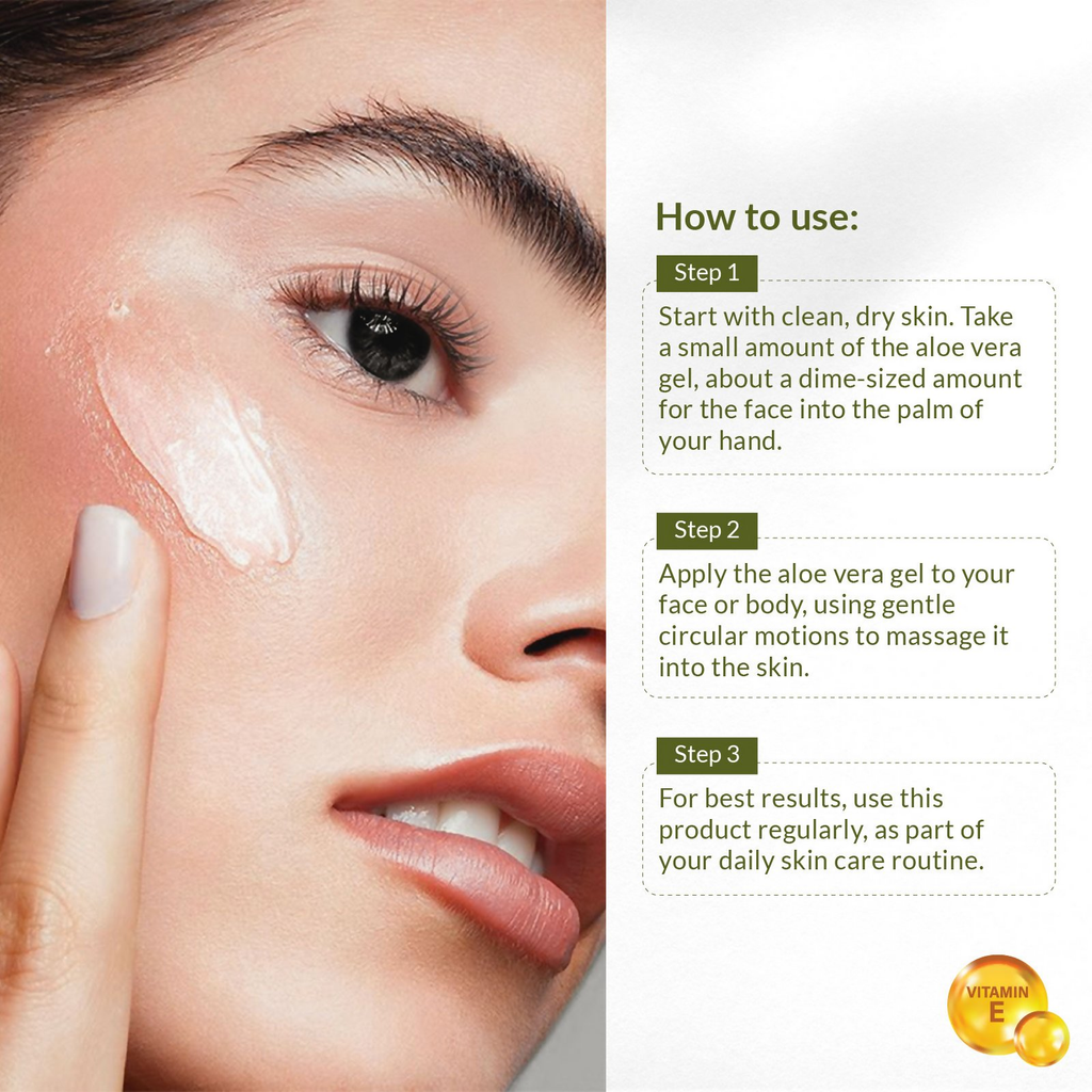 Lotus Botanicals 100% Pure Aloe Vera Gel With Vitamin E