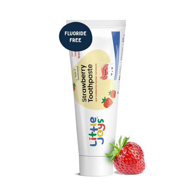Little Joys Strawberry Flavor Toothpaste For Kids (2-5 Yrs), Removes Germs & Bacteria, Strengthens Gums & Whitens Teeth Hover Image