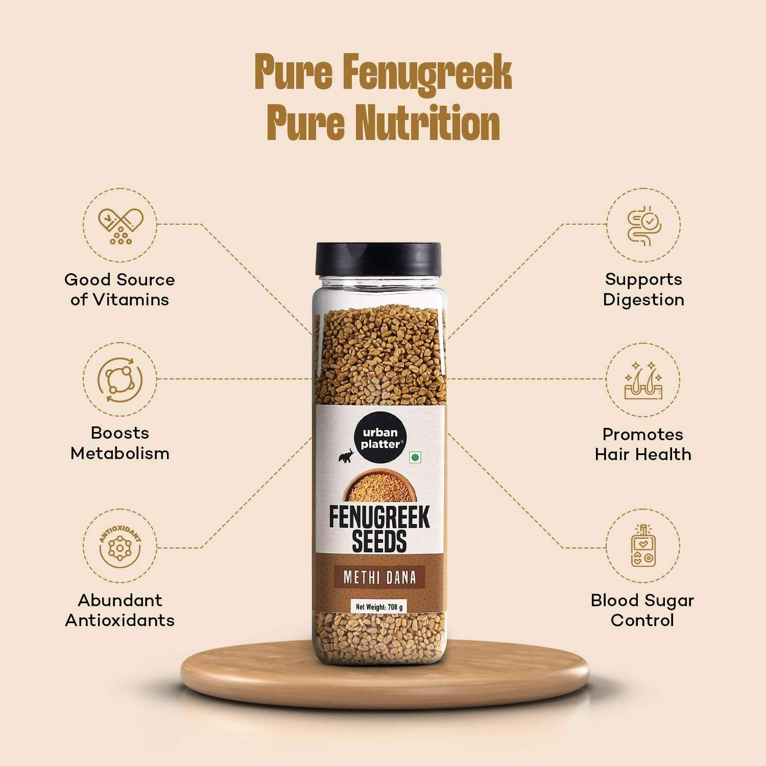 Urban Platter Fenugreek Seeds Whole