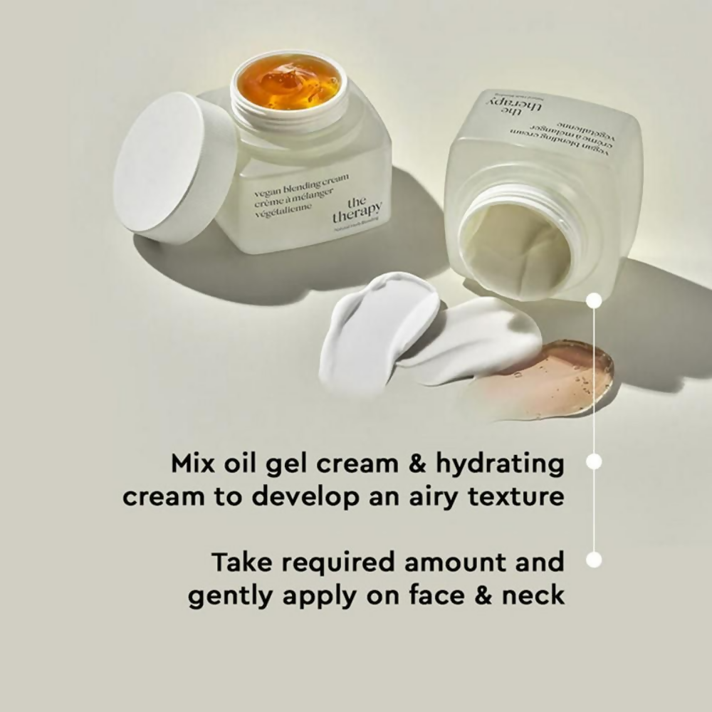 The Face Shop The Therapy Vegan Blending Cream Organic & Vegan 2 In 1 Gel & Cream