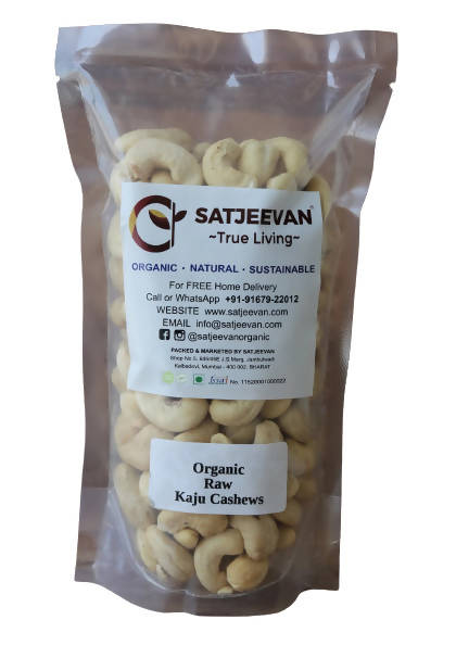 Satjeevan Organic Raw Kaju Cashews Main Image