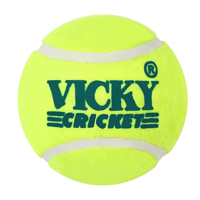 Vicky Yellow Tennis/Cricket Ball Light Multipurposeful Design & Durable Rubber Built Main Image