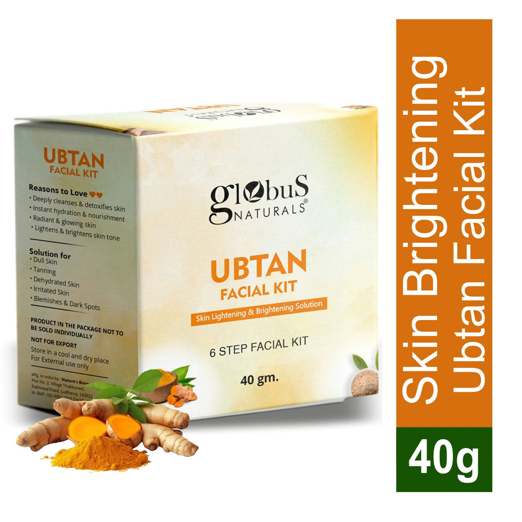 Globus Naturals Brightening Ubtan 6 Step Facial Kit