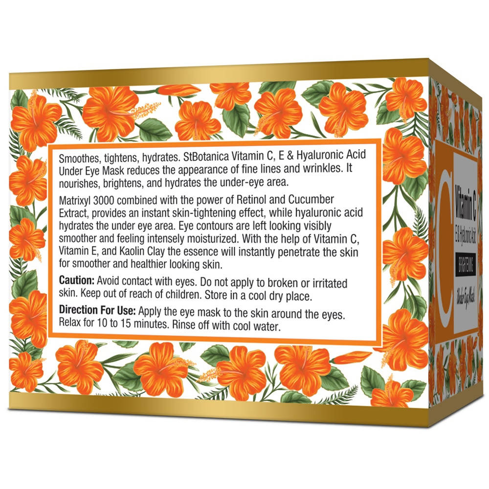 St.Botanica Vitamin C, E & Hyaluronic Acid Brightening Eye Mask