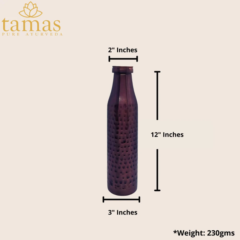 Tamas Hammered Antique BMC Copper Water Bottle