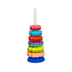 Sardar Ji Ki Dukan Spinning Tower Toy For Kids | Set Of 6 Multi Color Rings Toy For Toddlers To Improve The Dedication And Imagination (Multi Color)