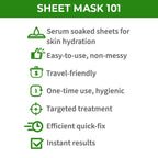 Nykaa Skin Secrets Indian Rituals Tea Tree + Aloe Vera Sheet Mask For Clear & Moisturised Skin