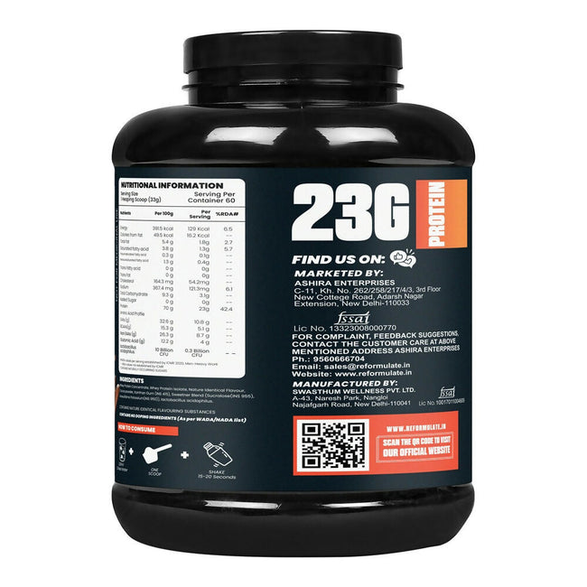 Reformulate Ultima I Whey Protein with Isolate I 23 G Protein I 5.1G BCAA I 10.8 EAA I Pre & Probiotics - Chocolate Main Image