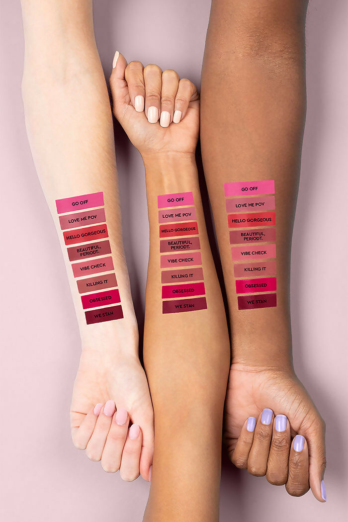 Florence by Mills Be A VIP Velvet Liquid Lipstick - Vibe Check (Rosey Nude)