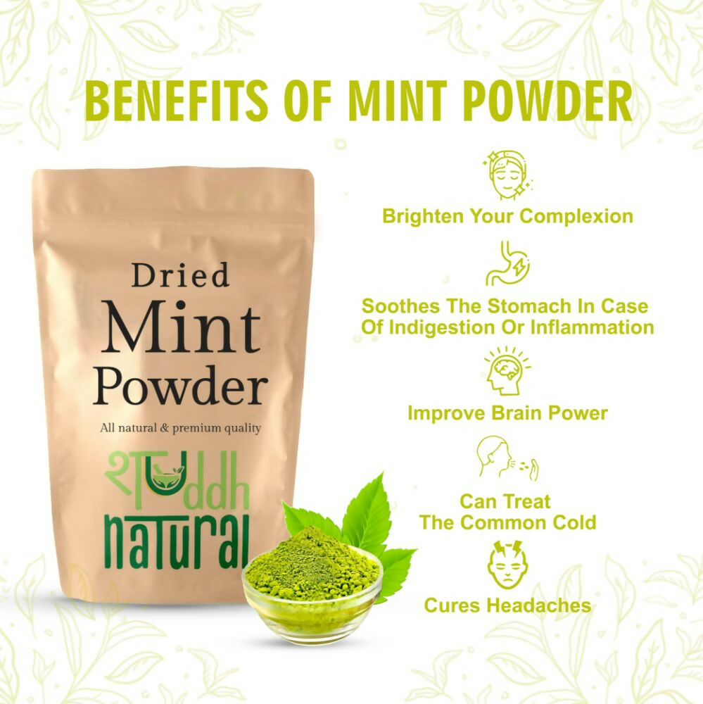 Shuddh Natural Mint Powder - Aromatic Flavor