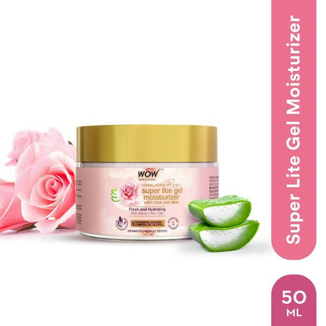 Wow Skin Science Super Light Rose Aloe Gel Moisturizer Main Image
