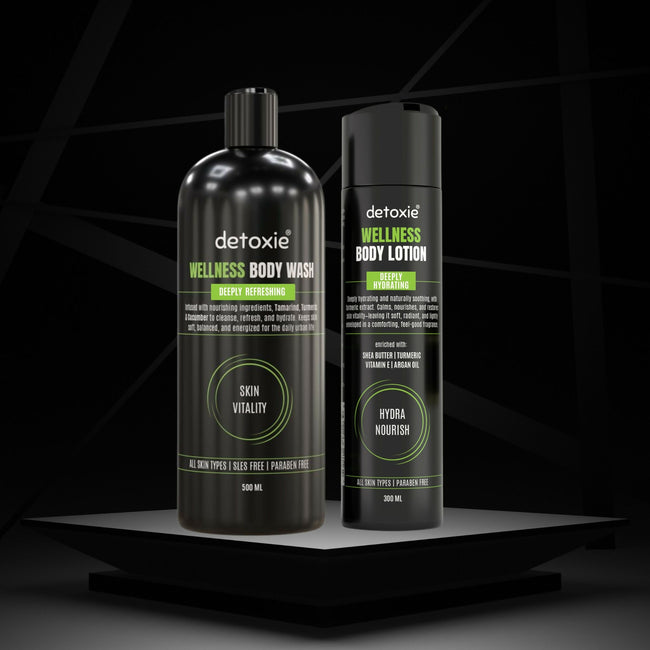 Detoxie Body Wash & Body Lotion Combo - Wellness Main Image