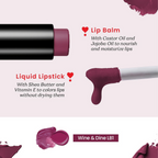 Color Cupid 2 in 1 Tinted Lip Balm + Liquid Lipstick - Wine & Dine