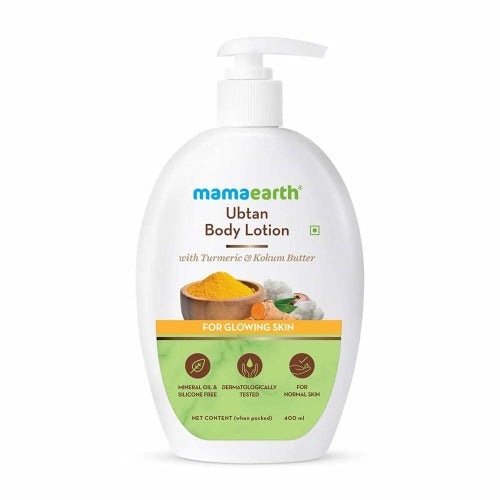 Mamaearth Ubtan Body Lotion For Glowing Skin Hover Image