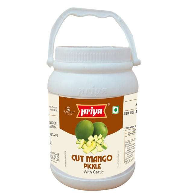 Priya Cut Mango Pickle with Garlic Main Image