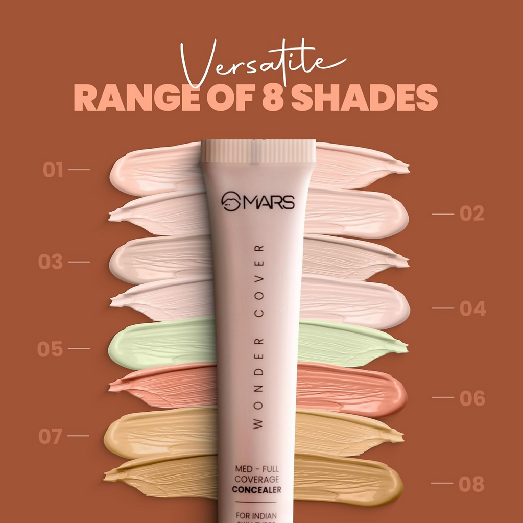 MARS Cosmetics Wonder Cover Liquid Concealer - Shade 01