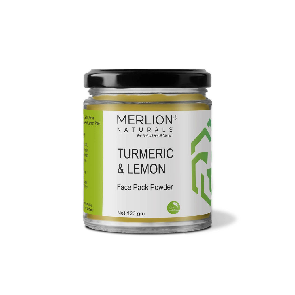 Merlion Naturals Turmeric & Lemon Face Pack Powder