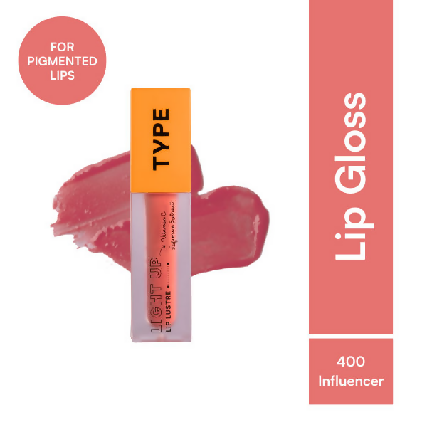 Type Beauty Light Up Lip Luster - Influencer 400 Main Image