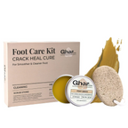 Ghar Soaps Foot Cream For Cracked Heels With Scrub Stone For Women & Men